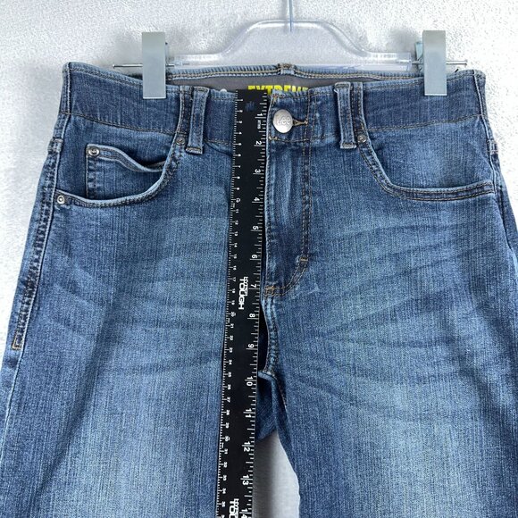 Lee Jeans Straight Leg Extreme Motion Slim Fit Denim Men's Blue Size 31X32 - Picture 8 of 11